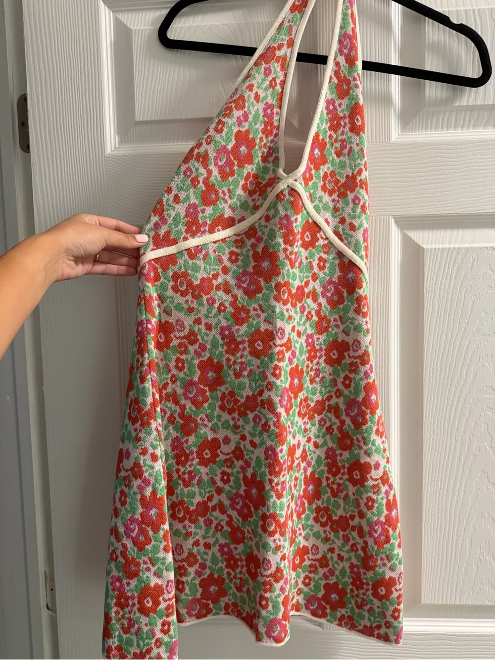 Zara colorful halter top dress